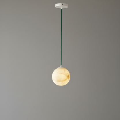 Alabaster Globe | Lampa Wisząca Nowoczesna do Salonu