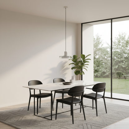 Elva | Lampa Wisząca LED do Salonu Nowoczesna Szklana