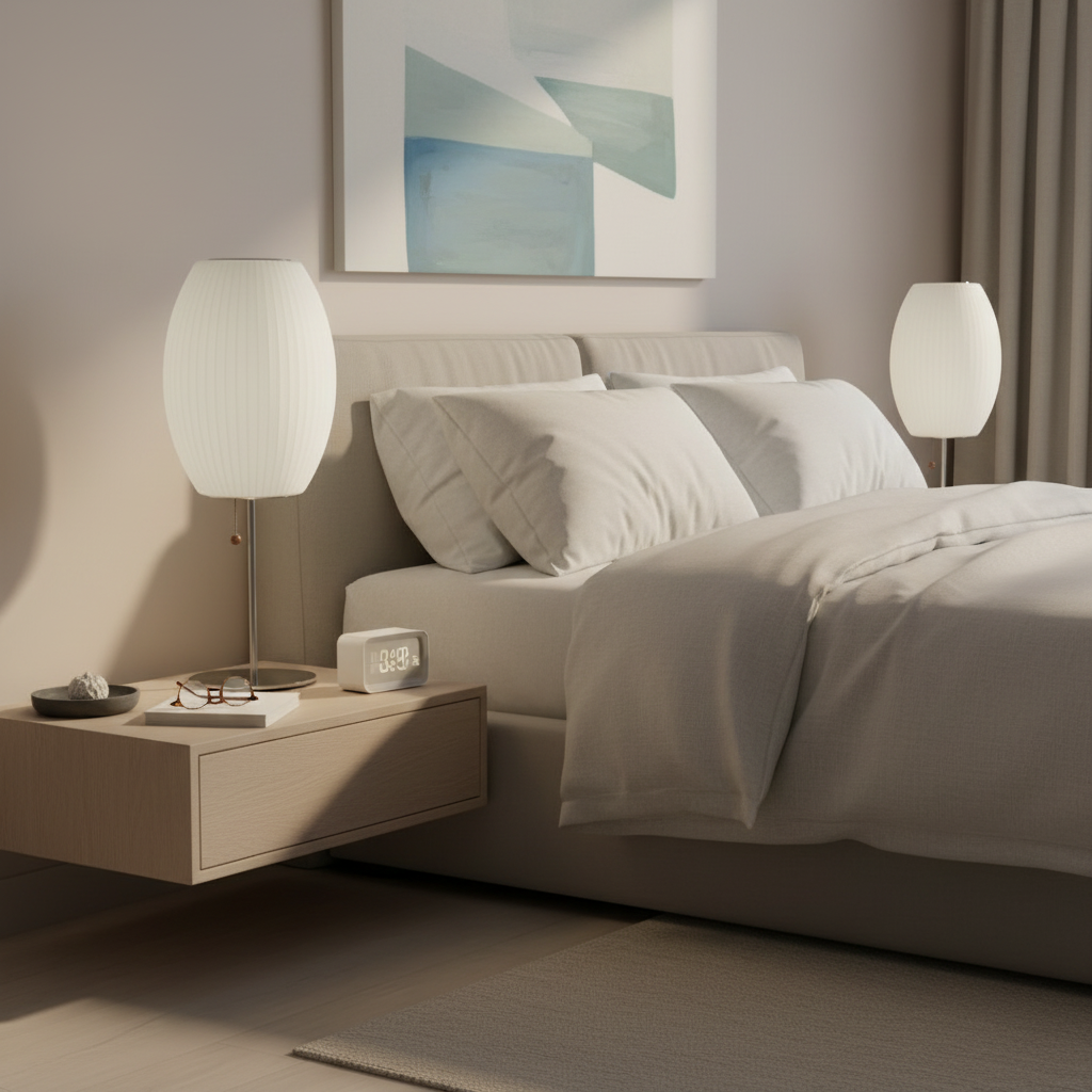 Lampa Stołowa Retro Bubble Glow | Styl Mid-Century
